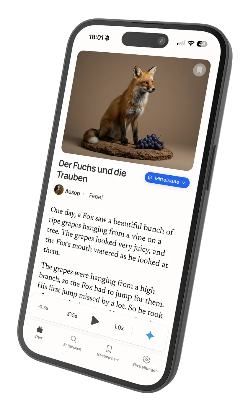 Discover feed and article reading view
