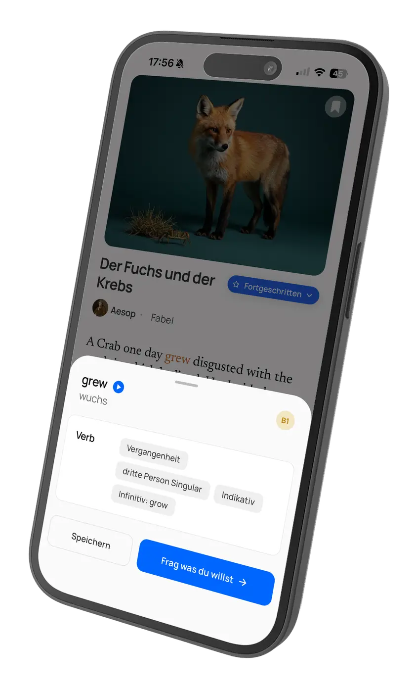 Word detail and tutor flow